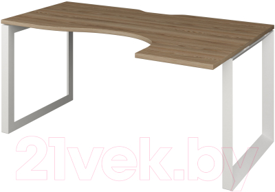 

Письменный стол ТерМит, Аргентум-МП НТМП.О-060 правый