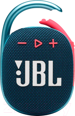 Портативная колонка JBL Clip 4 (синий/розовый)