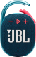 Портативная колонка JBL Clip 4 (синий/розовый) - 