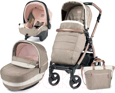 Изображение товара Детская универсальная коляска Peg-Perego Book New 3 в 1 (Mon Amour)