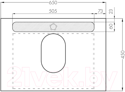 Тумба под умывальник Акватон Лофт Урбан 65 (1A254001LQX60)