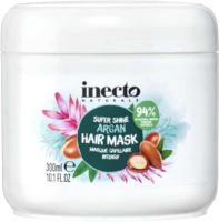 Маска для волос Inecto Naturals Питательная для придания блеска с экстрактом арганы (300мл) - 