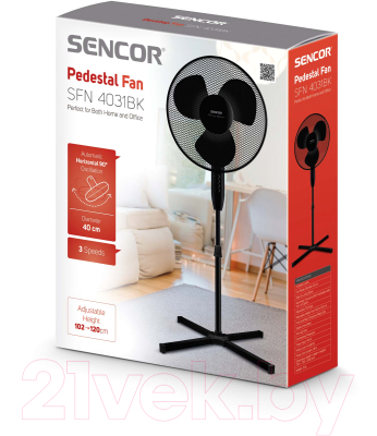 Вентилятор Sencor SFN 4031BK