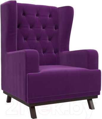 Кресло мягкое Mebelico Джон Люкс 271 / 108482 (микровельвет, фиолетовый)