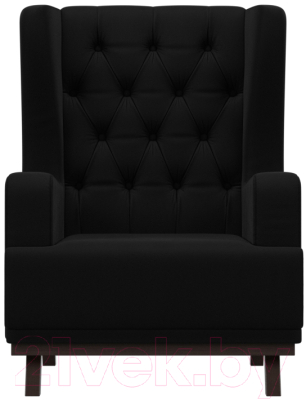 Кресло мягкое Mebelico Джон Люкс 271 / 108483 (микровельвет, черный)