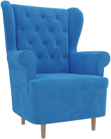 Кресло мягкое Mebelico Торин Люкс 272 / 108498 (велюр, голубой) - 