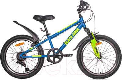 Детский велосипед Black Aqua Cross 1221 V 20 / GL-105V (синий/зеленый)