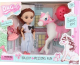 Миниатюра изображения товара Кукла с аксессуарами Qunxing Toys Мия с лошадью / 58003