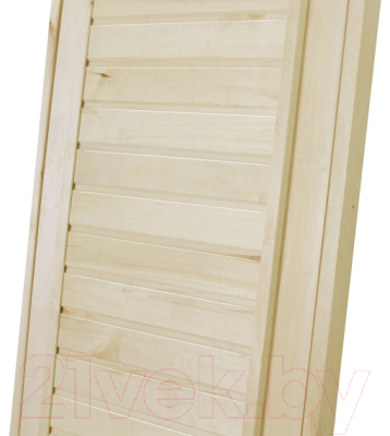 Деревянная дверь для бани КомфортПром 190x70 / 10016003 (глухая, осина)