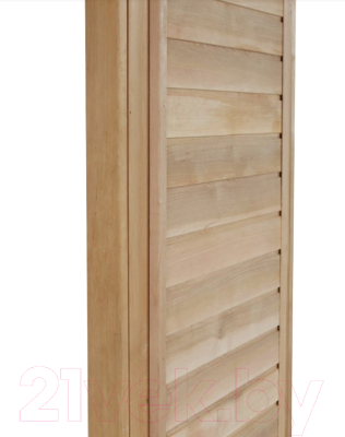 Деревянная дверь для бани КомфортПром 190x80 / 10016006 (глухая, ольха)