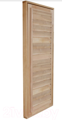 Деревянная дверь для бани КомфортПром 190x80 / 10016006 (глухая, ольха)