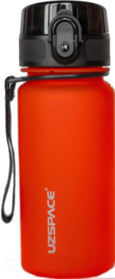 Бутылка для воды UZSpace Colorful Frosted Fantasy / 3034 (350мл, красный)