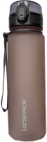Бутылка для воды UZSpace Colorful Frosted Oak / 3026 (500мл, серый) - 