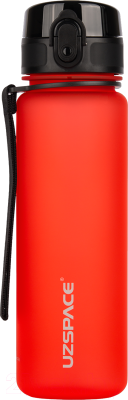 Бутылка для воды UZSpace Colorful Frosted Fantasy / 3026 (500мл, красный)