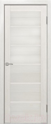 Дверь межкомнатная Portas S22 80x200 (французский дуб/стекло белый лак)