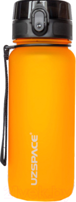 Бутылка для воды UZSpace Colorful Frosted Dynamic / 3037 (650мл, оранжевый)