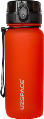 Бутылка для воды UZSpace Colorful Frosted Fantasy / 3037 (650мл, красный)
