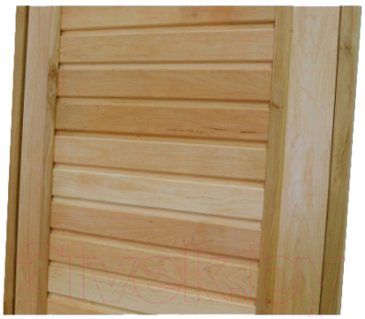 Деревянная дверь для бани КомфортПром 190x70 / 10016004 (глухая, ольха)