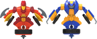 Игрушка-трансформер Spin Racers Кинжал и Огнедышащий 2 в 1 / K02SRDP3 - 