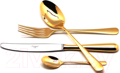 

Набор столовых приборов Cutipol, Alcantara Gold / 9291