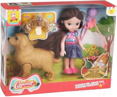 

Кукла с аксессуарами Наша игрушка, Любимый питомец / KQ128
