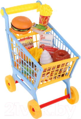 

Набор игрушечных продуктов Наша игрушка, Тележка / NF581-11