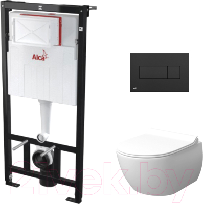 

Унитаз подвесной с инсталляцией Керамин, Эридан R СК S + AM101/1120 + M378