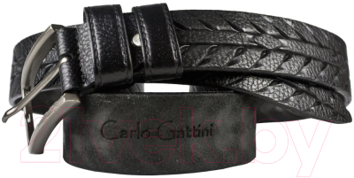 Ремень мужской Carlo Gattini Classico Fornole 9048-01 (черный)