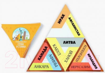 Изображение товара Развивающая игра Лас Играс Хочу все знать. Страна и столица / 172858