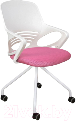 Кресло офисное Седия Indigo (ткань/сетка розовый)