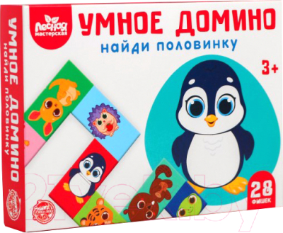 

Развивающая игра Лесная мастерская, Умное домино. Найди половинку / 4276149
