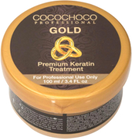 

Маска для волос Cocochoco, Gold Кератиновая Для выпрямления и восстановления