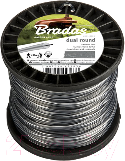 Леска для триммера Bradas Ripper Dual / ZRO27100S (круг)