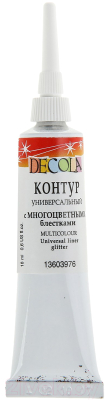 

Контур Decola, Ассорти, С многоцветными блестками / 13603976