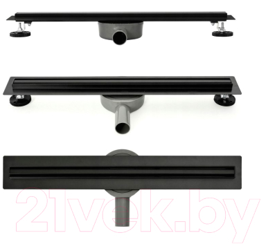 Изображение товара Трап для душа PEA Neo Slim Pro 60 / CB600-70-68 (черный)