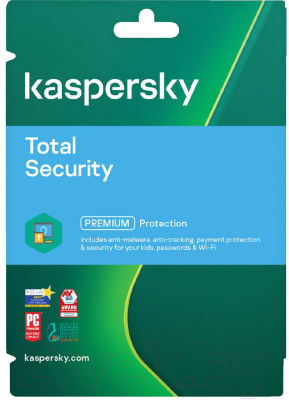 ПО антивирусное Kaspersky Internet Total Security 1 год Card / KL19392UCFS (на 3 устройства)