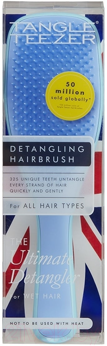 Расческа-массажер Tangle Teezer The Wet Detangler Denim Blues