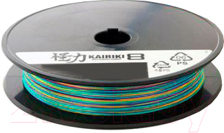 

Леска плетеная Shimano, Разноцветный, Kairiki 8 PE 0.100мм / 59WPLA58R21