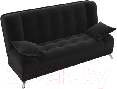 Изображение товара Диван Mio Tesoro Пальма 498 (микровельвет, черный)