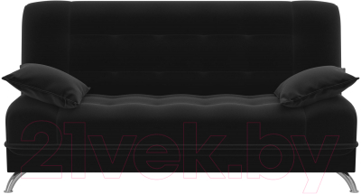 Изображение товара Диван Mio Tesoro Пальма 498 (микровельвет, черный)
