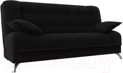 Изображение товара Диван Mio Tesoro Пальма 498 (микровельвет, черный)