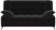 Миниатюра изображения товара Диван Mio Tesoro Пальма 498 (микровельвет, черный)