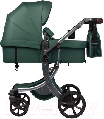 Детская универсальная коляска Aimile Original New Silver / NDS-1 (зеленый)
