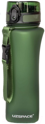Бутылка для воды UZSpace One Touch Matte / 6028 (700мл, зеленый)