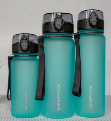 Бутылка для воды UZSpace Colorful Frosted Spindrift / 3026 (500мл, синий)