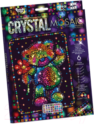 Набор алмазной вышивки Danko Toys Crystal Mosaic Мишка / CRM-01-05