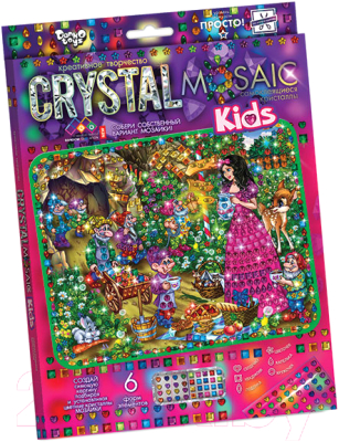 

Набор алмазной вышивки Danko Toys, Crystal Mosaic Kids Феи / CRMk-01-08