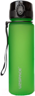 Бутылка для воды UZSpace Colorful Frosted Vitality / 3026 (500мл, зеленый)