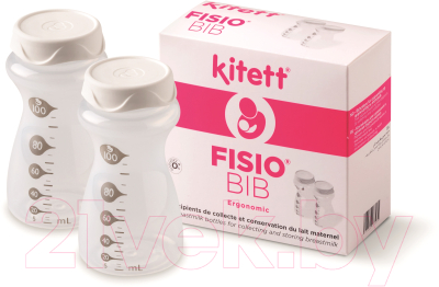 Набор контейнеров для хранения молока Kitett Fisio Bib / FIBIBN-E