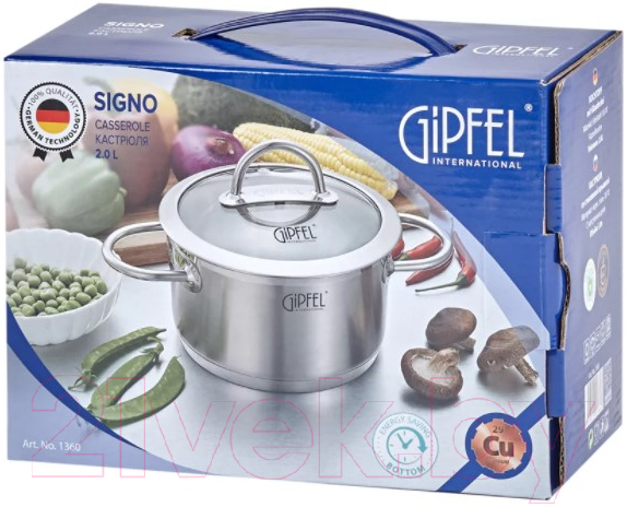 Кастрюля Gipfel Signo 1360